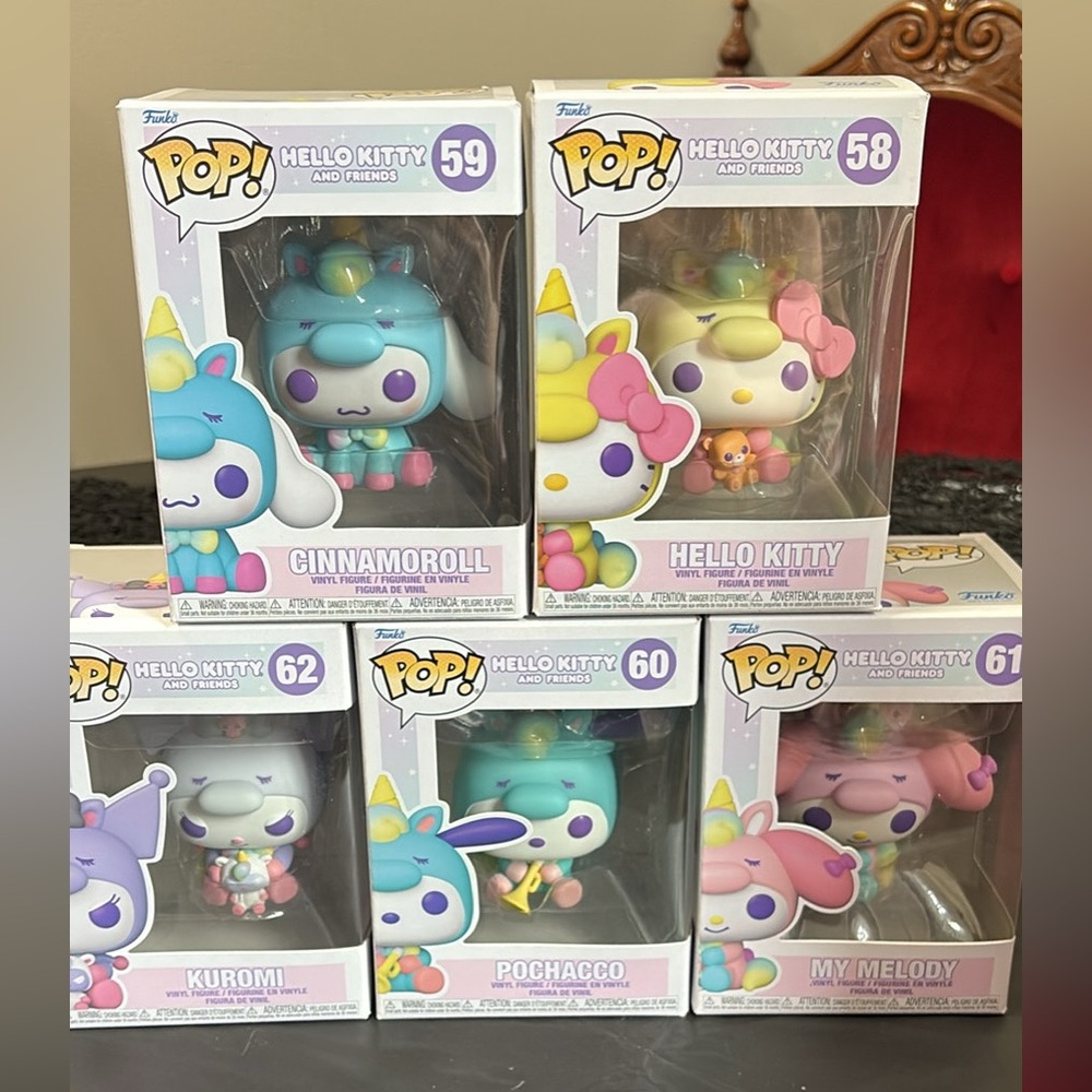 Hello Kitty & Friends Funko pop set